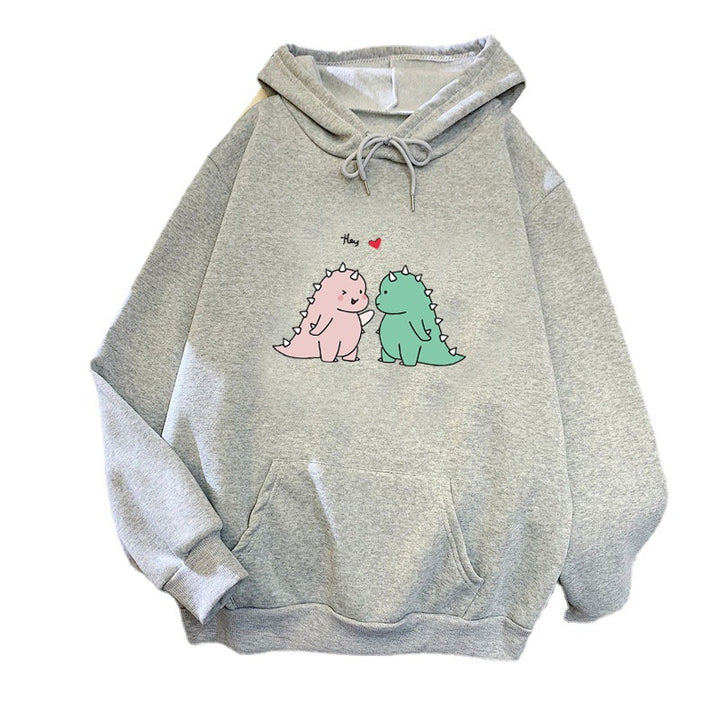 Women’s hoodie with playful dinosaur motif Chic & Stil