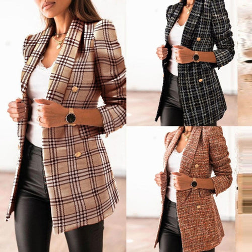 Ladies elegant blazer with a structured design in Amarae