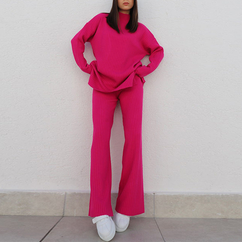 Women Fashion Oversized Ribbed Design Sweater Lune London