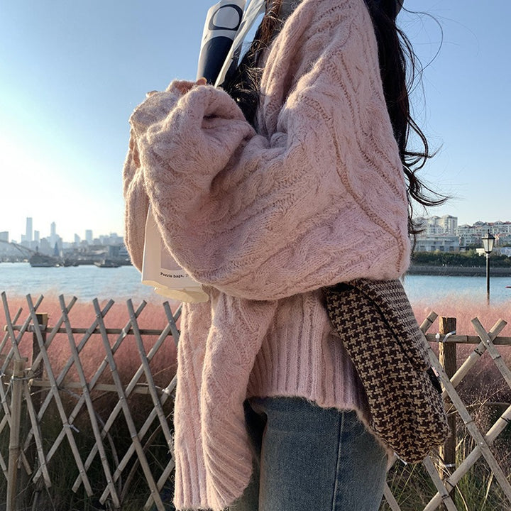 Pull en tricot pour femmes avec des manches volumineuses Chic & Stil