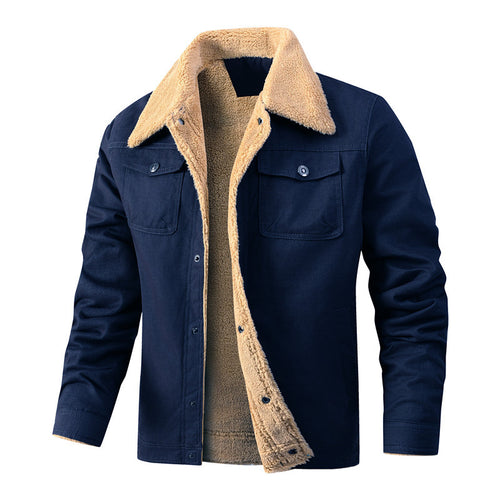 Men's outer jacket with practical collar Amarae