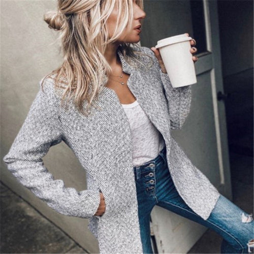 Fashionable knit coat for women Amarae