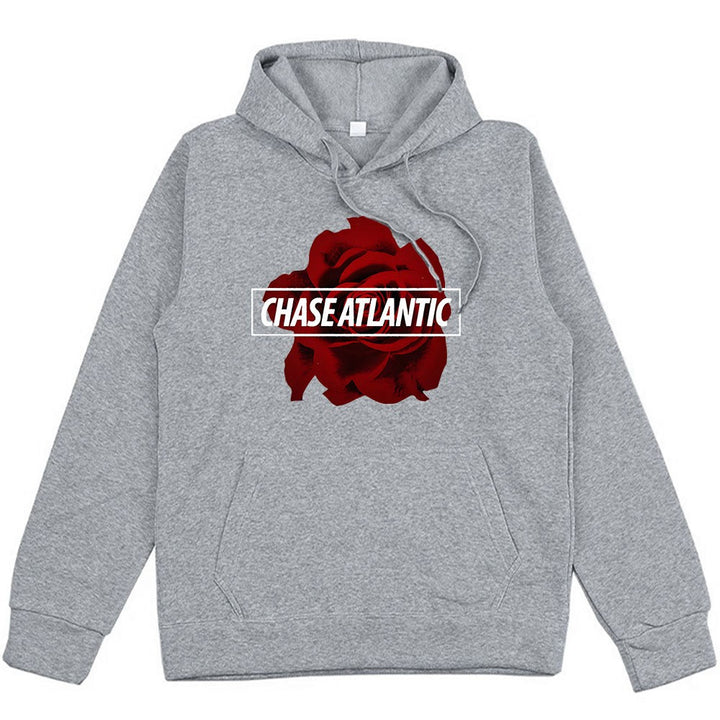 Women's hoodie with romantic rose design Chic & Stil