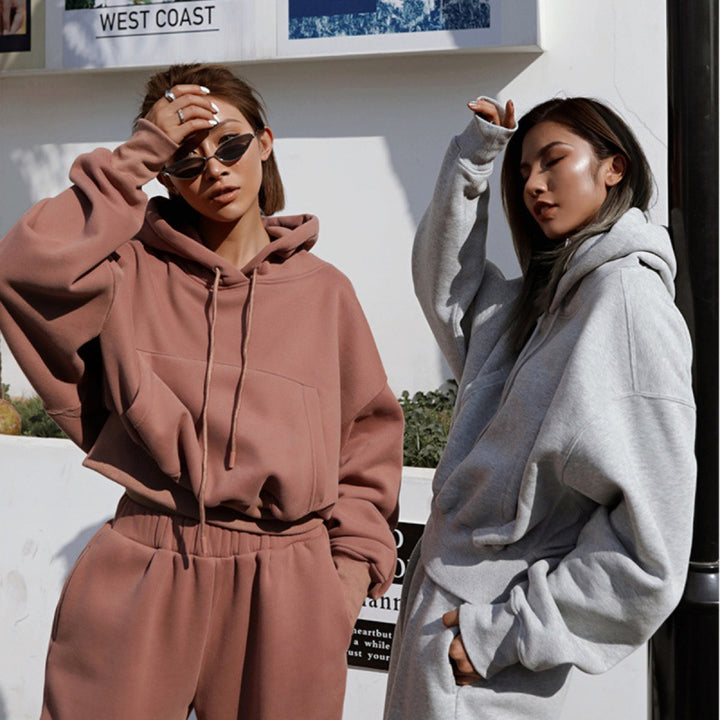 Lune London Women's Short Hoodie Set