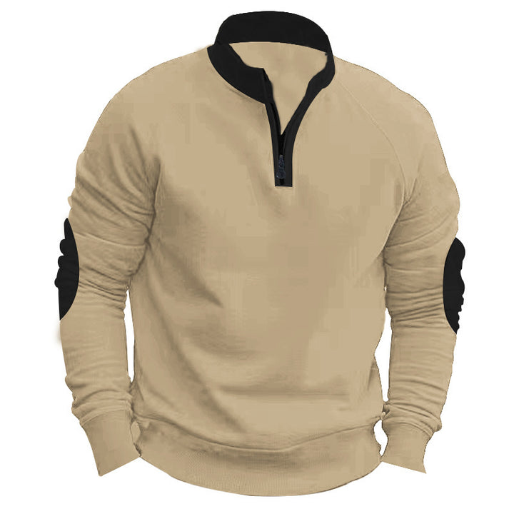 Amarae men's sporty sweater with zipper
