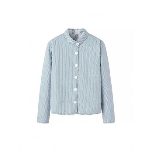 Reversible cotton jacket for women with elegant print Amarae