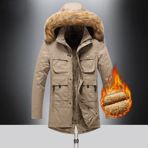 Insulated parka jacket for men Amarae