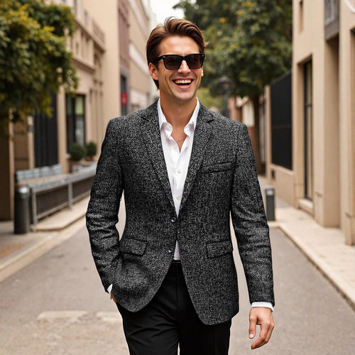 Elegant structured jacket for men with a fashionable design and high-quality materials Amarae
