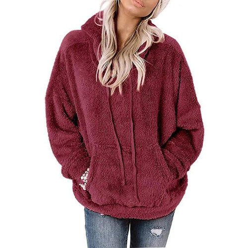 Women's Plush Fleece Pullover Hoodie Amarae