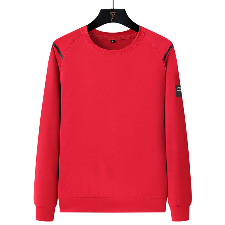 Men's sporty tracksuit set with zip jacket, round neck sweatshirt and slim fit jogging pants Amarae