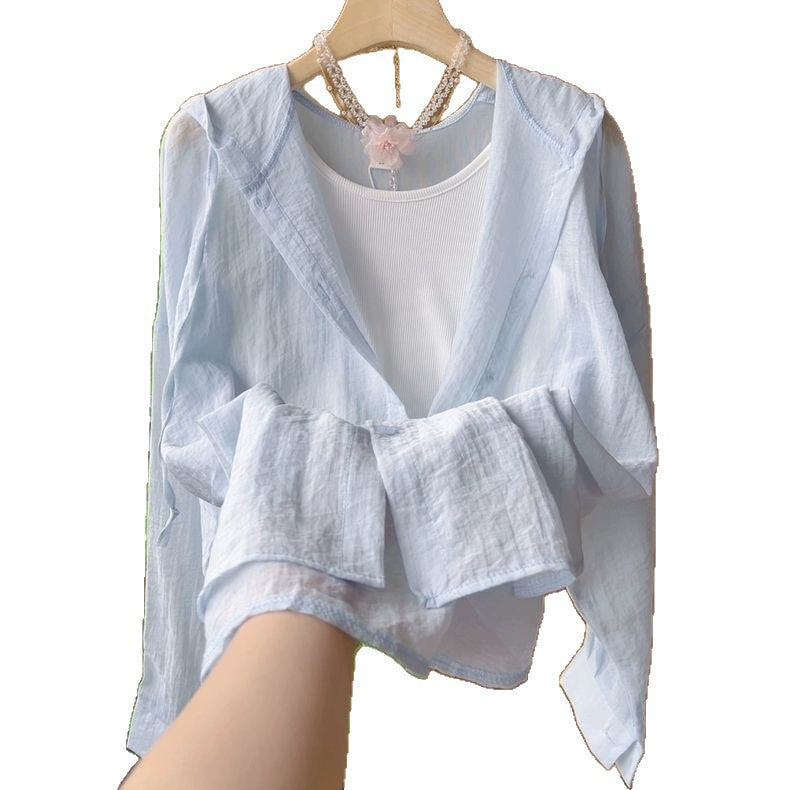 Veste d'été légère pour femmes avec design en volants Chic & Stil