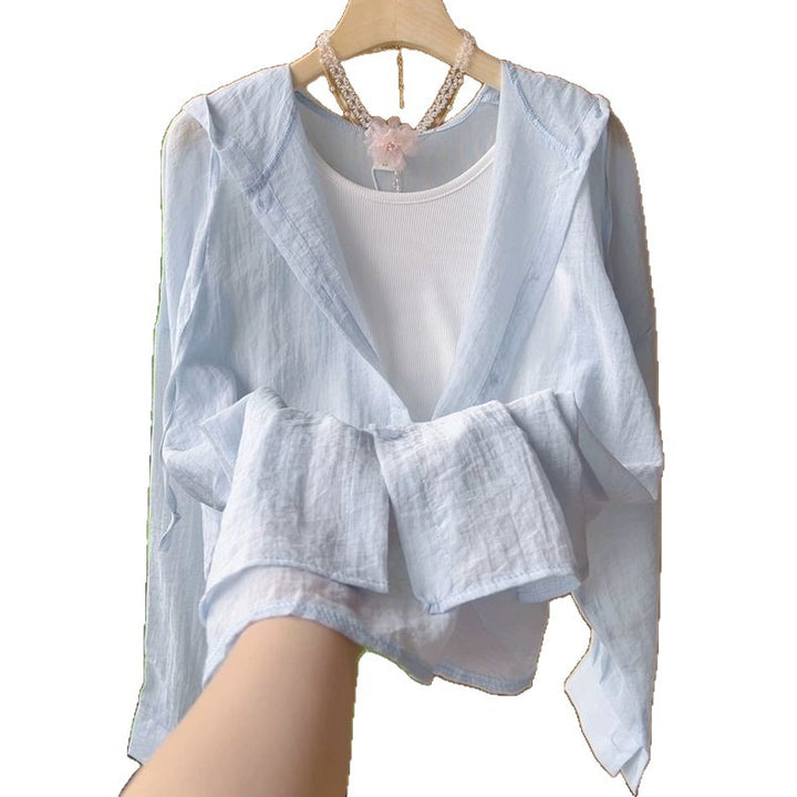 Veste d'été légère pour femmes avec design en volants Chic & Stil
