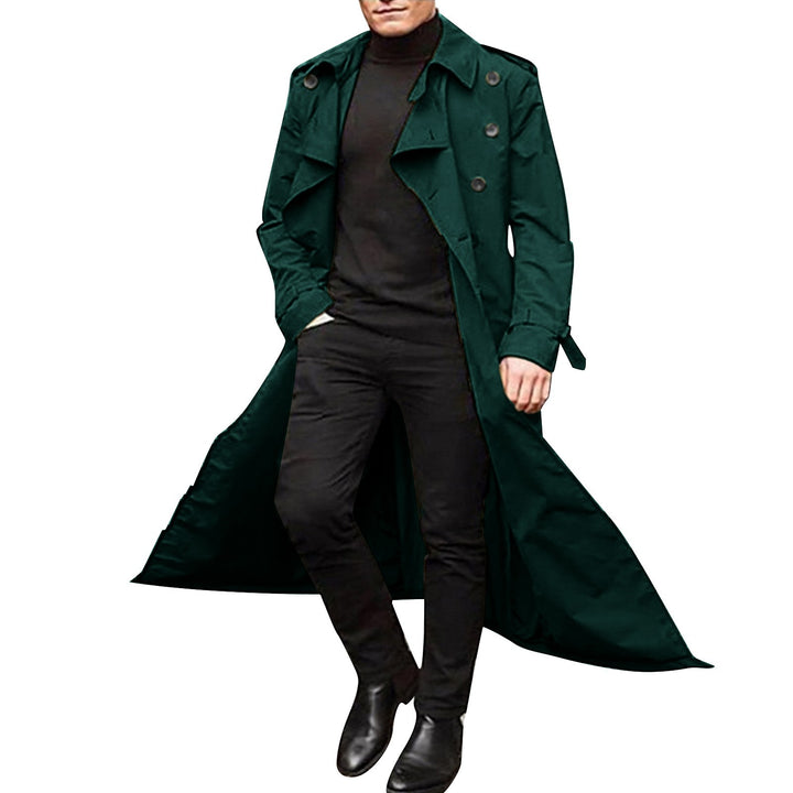 Elegant trench coat for men with double row of buttons Amarae