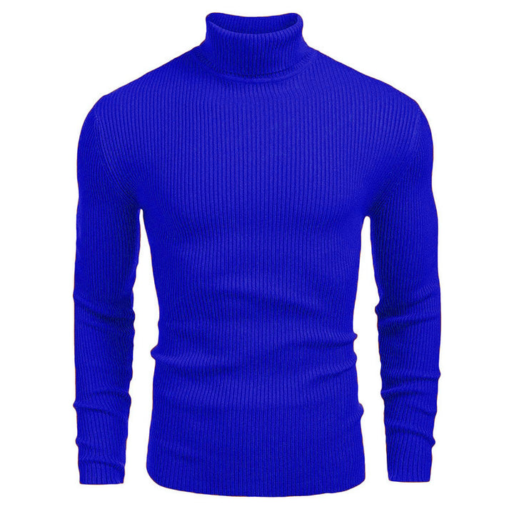 Elegant ribbed turtleneck sweater for men Lune London