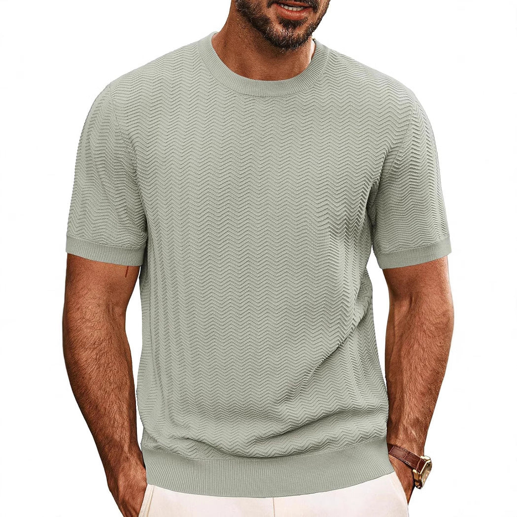 Men's structured crew neck t-shirt Lune London