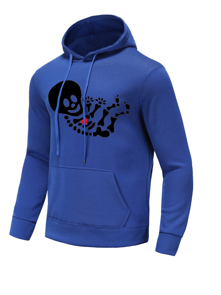 Men's hoodie with creative skeleton design Lune London