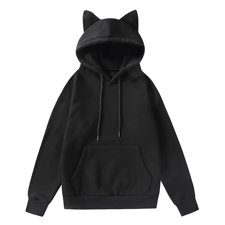 Women's Hoodie with Cat Ears and Soft Lining Lune London