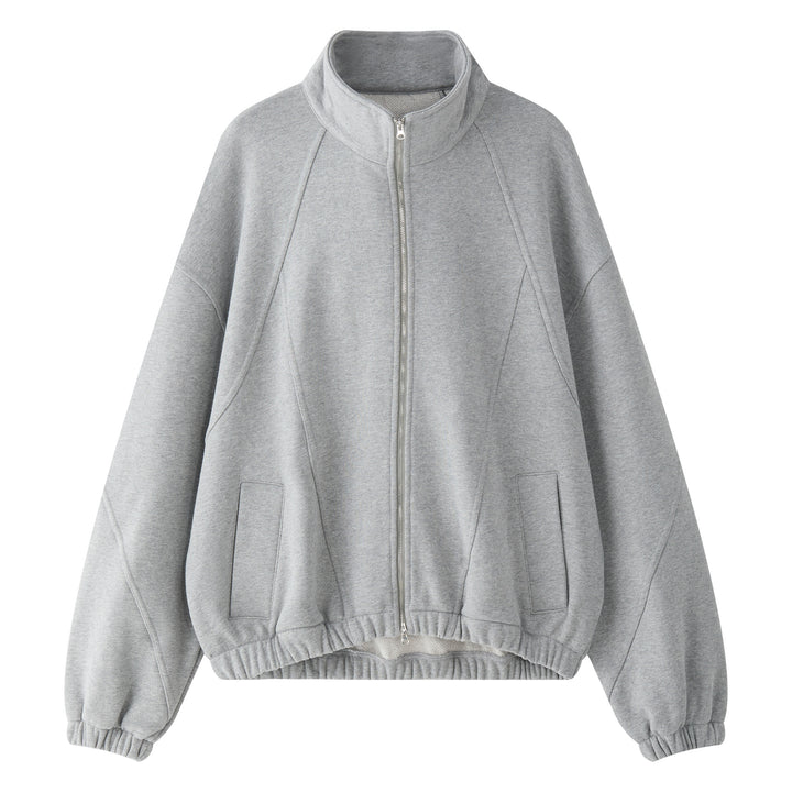 Women's Lounge Set consisting of sweatshirt with stand-up collar and drawstring shorts Amarae