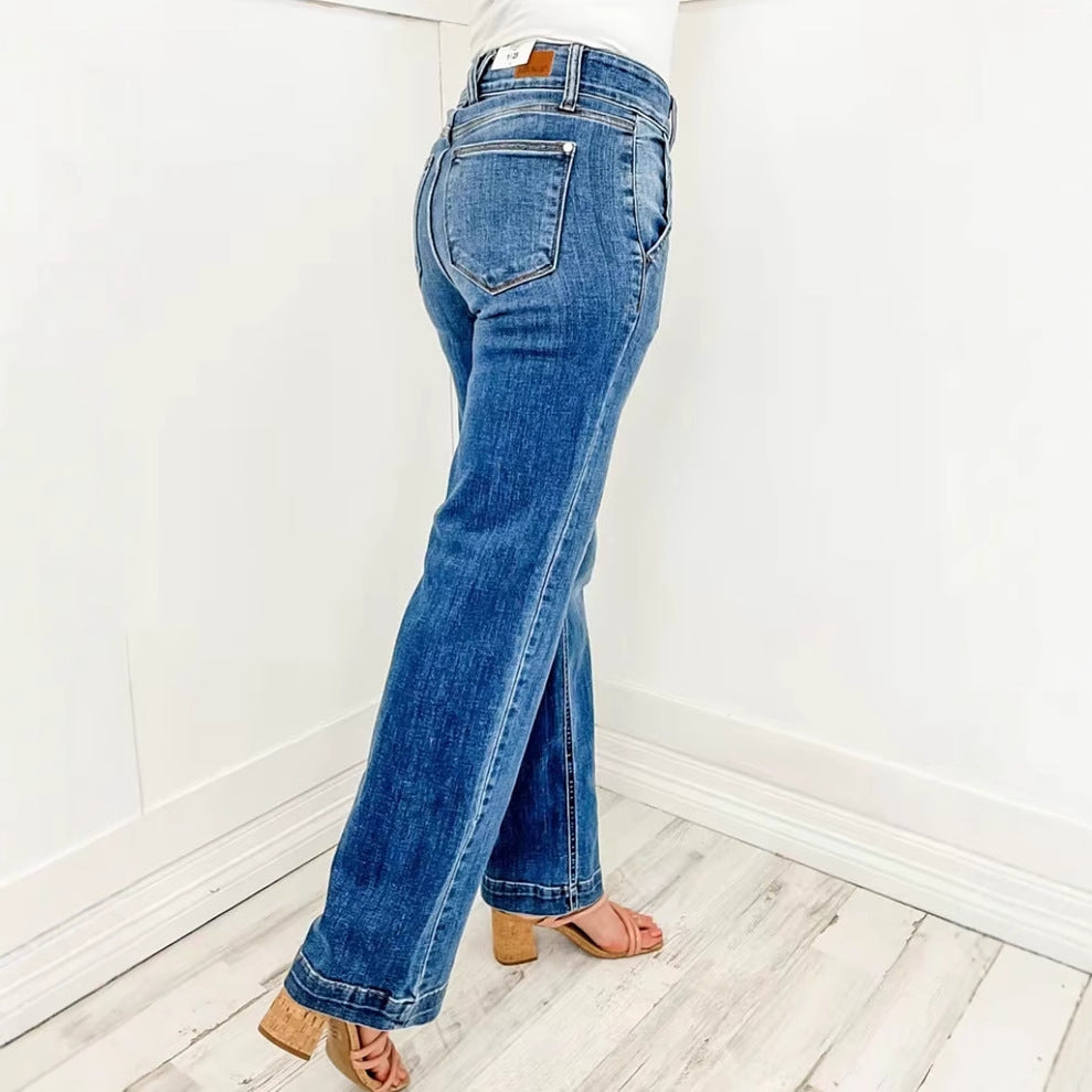 High-waisted wide jeans for women with a comfortable fit Chic & Stil