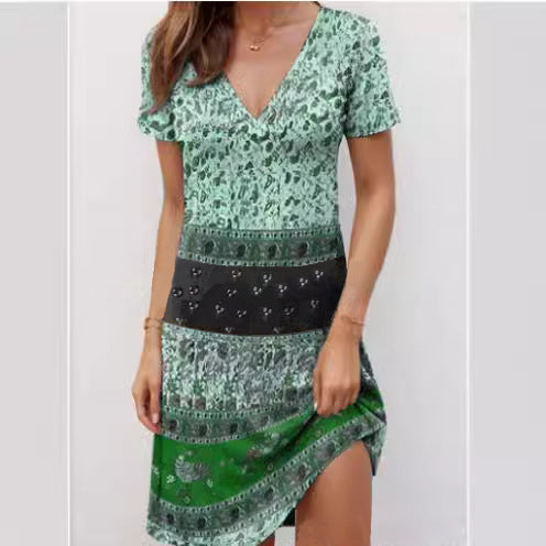 Summer dress for women with V neck Lune London
