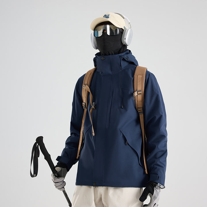 Women's waterproof, breathable functional parka with hood and loose fit Amarae