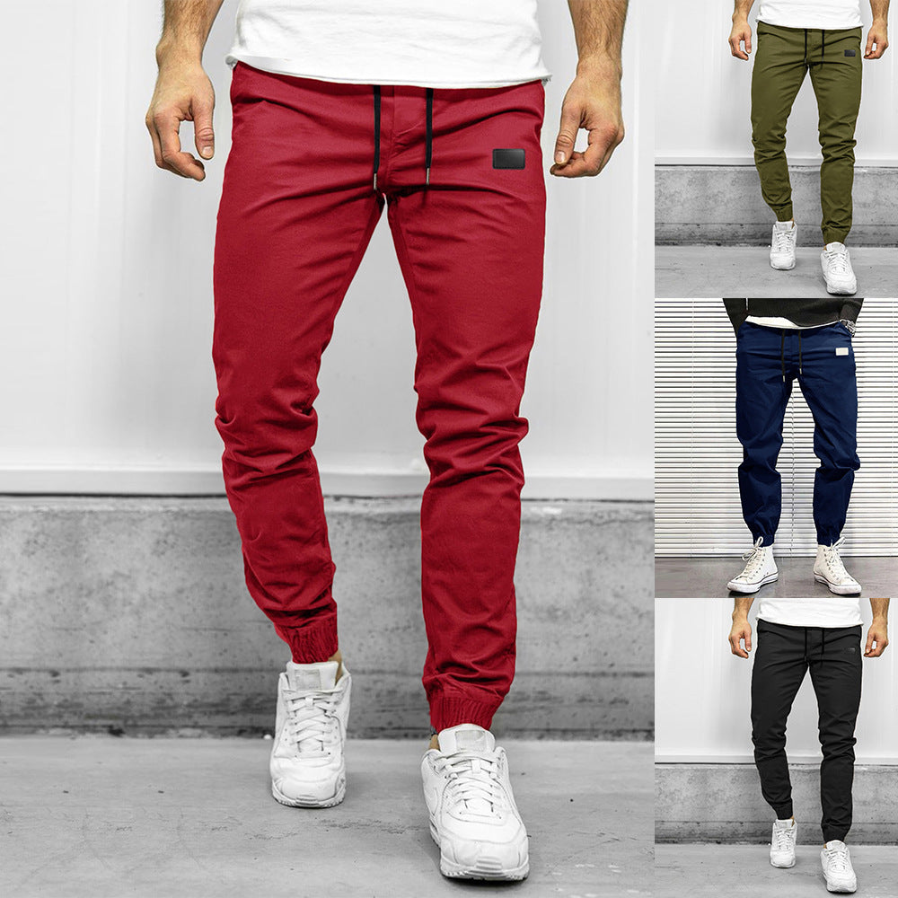 Sport jogging pants for men with practical pockets and elastic waistband Lune London