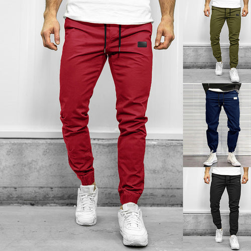 Sport jogging pants for men with practical pockets and elastic waistband Amarae