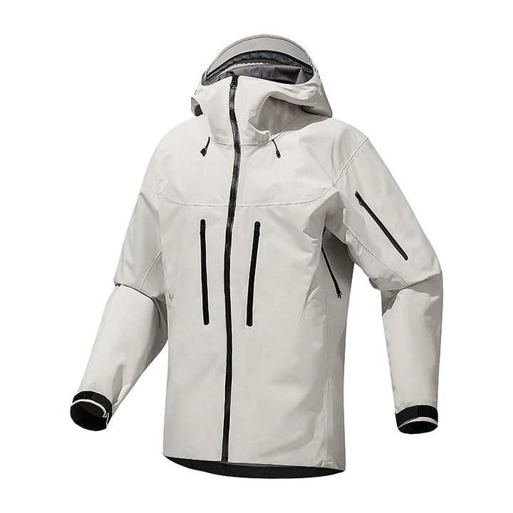 Waterproof outdoor jacket for men with ventilated inserts Chic und Stil