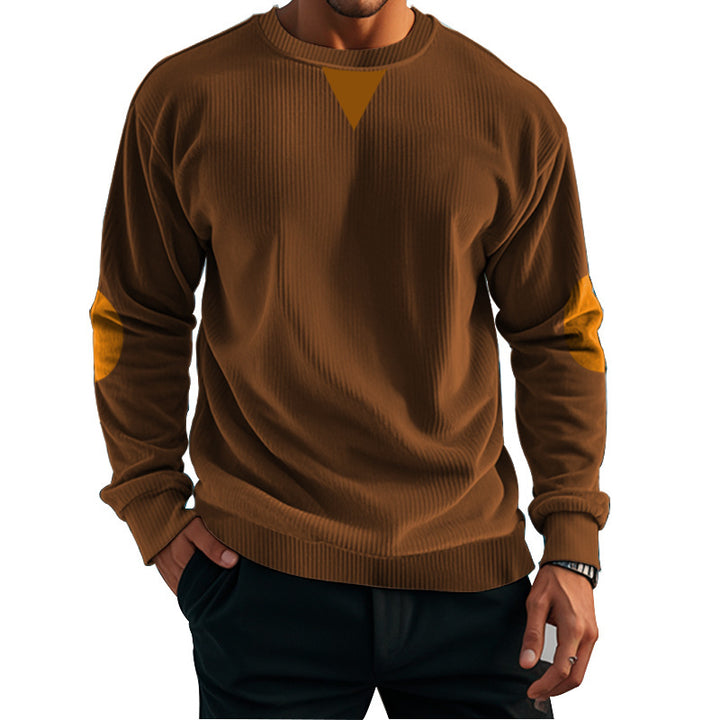 Elegant knitted sweater for men with modern accents Lune London