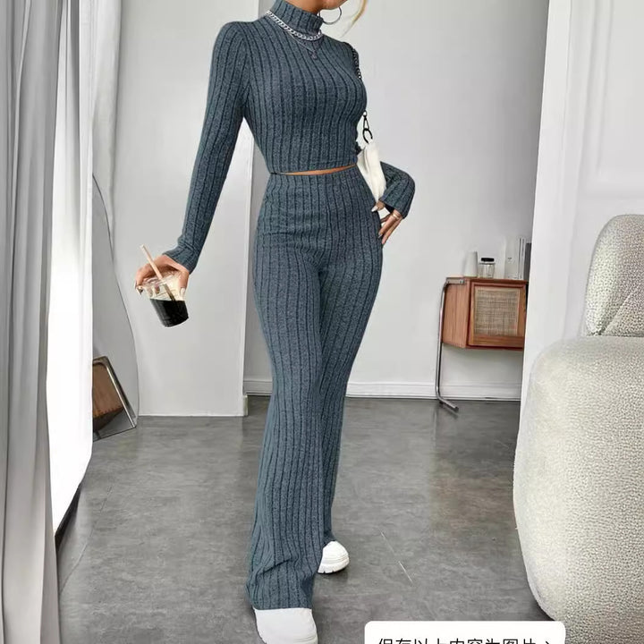 Amarae ribbed sporty loungewear set for women