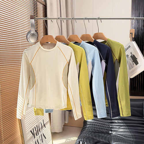 Chemise sportive à manches longues pour femmes avec système de ventilation innovant Chic & Stil