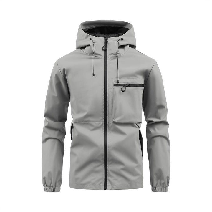 Men's all-weather waterproof jacket with adjustable waist Amarae