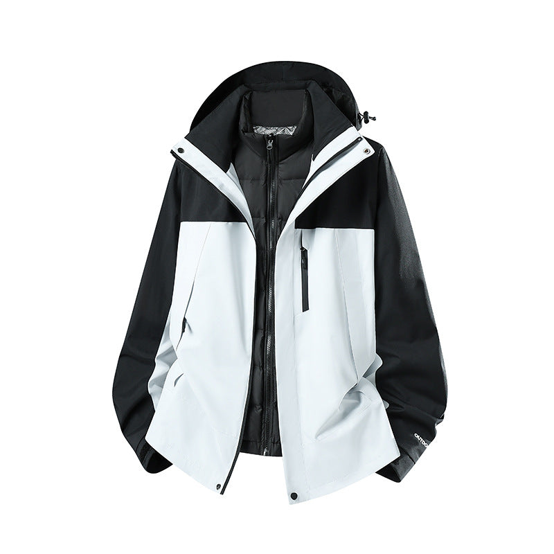 Women's Two-Piece Softshell Parka with Removable Quilted Inner Jacket Amarae