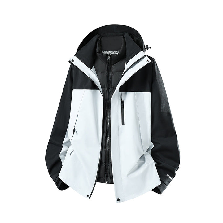 Women's Two-Piece Softshell Parka with Removable Quilted Inner Jacket Amarae