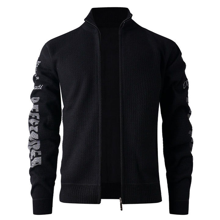 Quilted casual jacket for men with high collar and modern inner lining Lune London