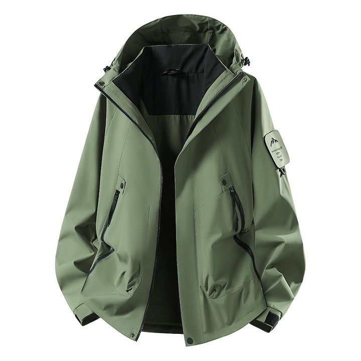 Men's Two-in-One Weather Protection Jacket with Removable Padded Vest and Adjustable Hood Amarae
