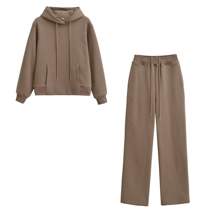 Ensemble hoodie de loisirs pour femmes avec pantalons de jogging confortables Chic & Stil