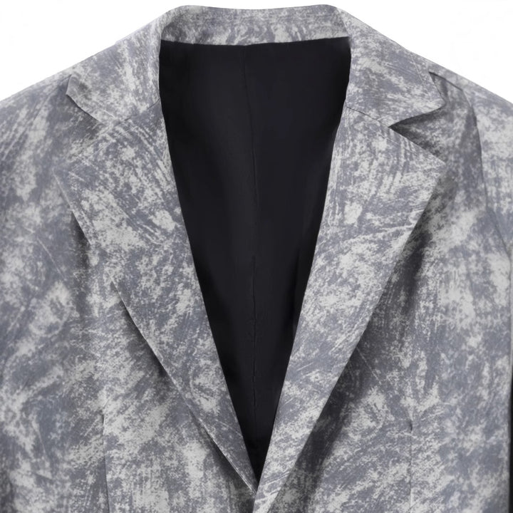 Trendy structured blazer for men with subtle graphic patterns Lune London