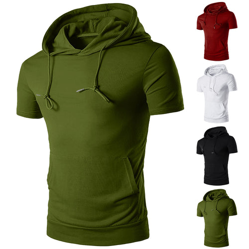 Men's short sleeve hoodie Amarae