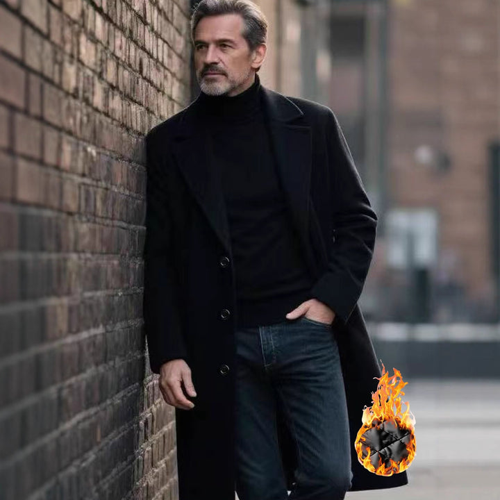 Elegant wool coat for men Lune London