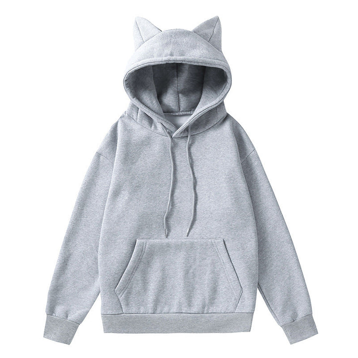 Women's Hoodie with Cat Ears and Soft Lining Lune London