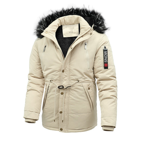 Insulated winter jacket for men with practical fleece lining Amarae
