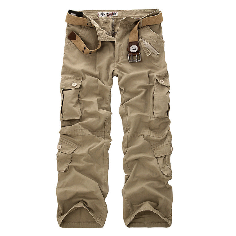 Lune London | Men's cargo pants with elastic waistband and versatile pockets