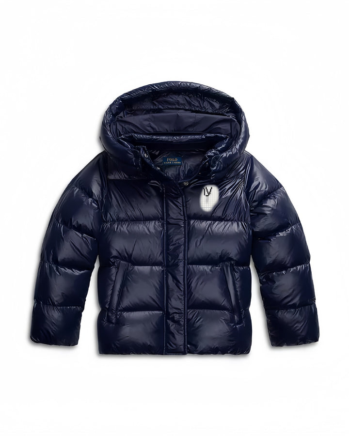 Ladies quilted sports jacket with hood Lune London