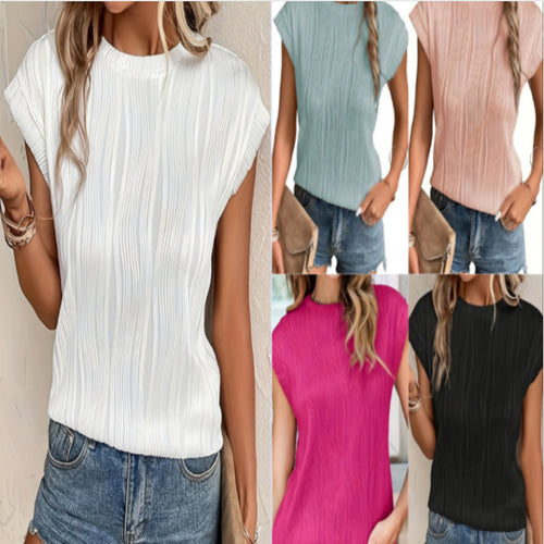 Structured pleated blouse for women Amarae