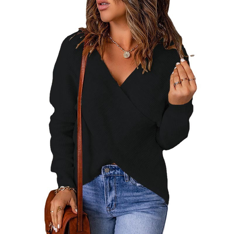 Lune London modern striped wool sweater for women