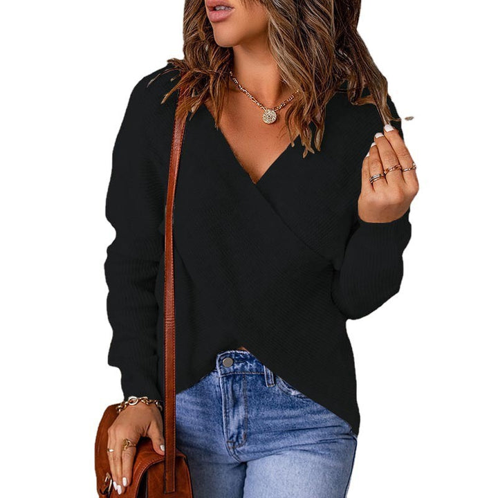 Lune London modern striped wool sweater for women