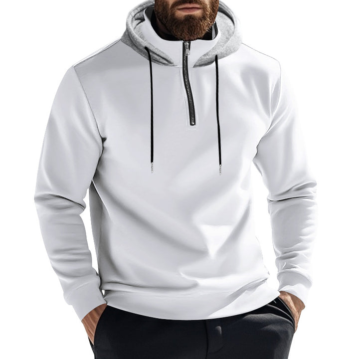 Men's hoodie with modern zipper and stylish cut Lune London