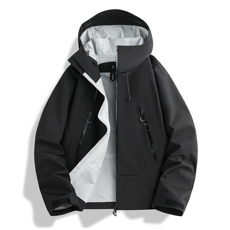 Men's waterproof softshell jacket with removable quilted inner jacket Amarae