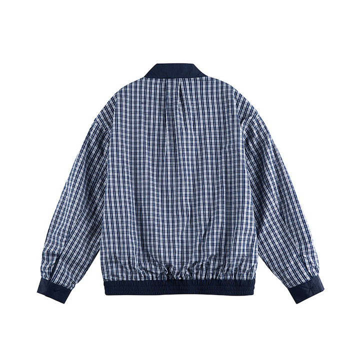 Men's lightweight nylon blouson in boxy cut with stand-up collar and patch flap pockets Amarae